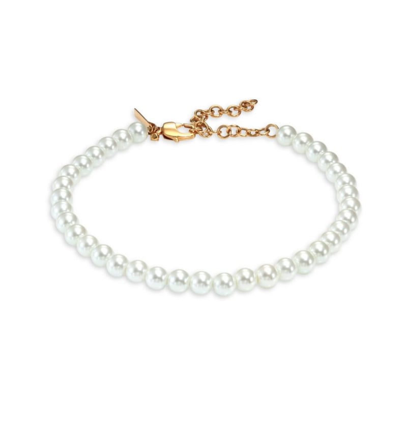 Lele Sadoughi Concrete Juggle Faux-Pearl Choker