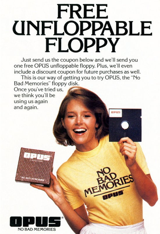 Floppy Disks by Opus Vintage Tech Ads POPSUGAR Tech Photo 7