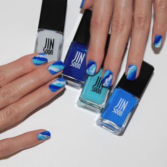 BeachWave Nail Art POPSUGAR Beauty