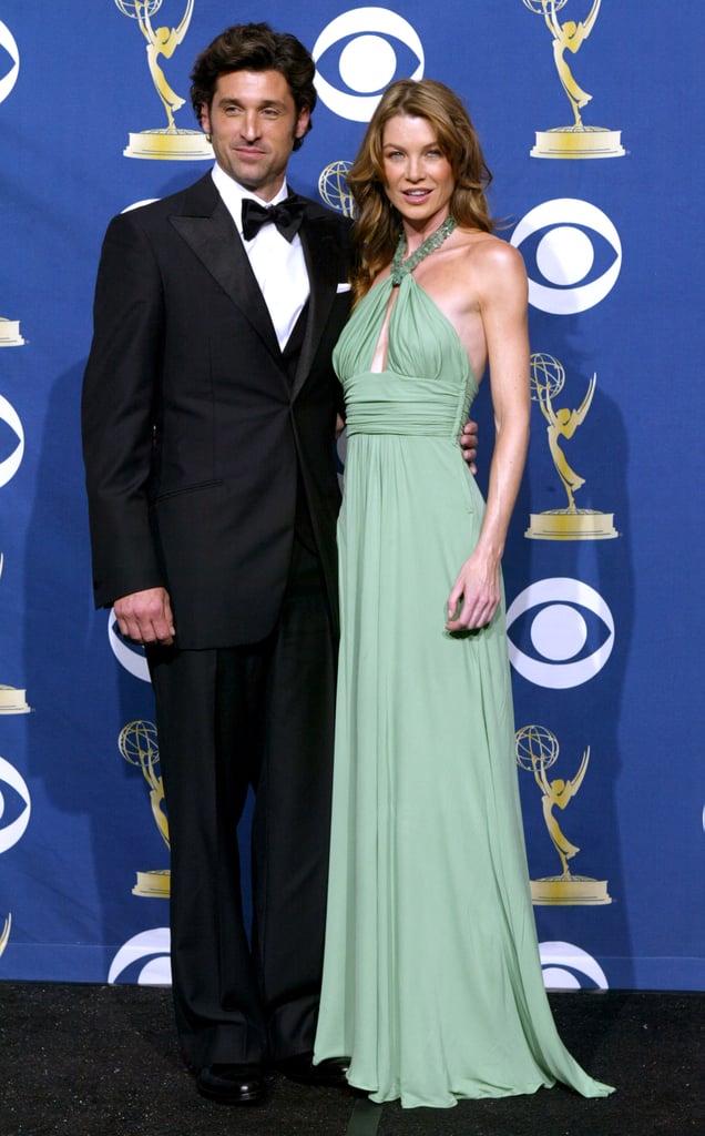 Patrick Dempsey and Ellen Pompeo at the 2005 Emmy Awards