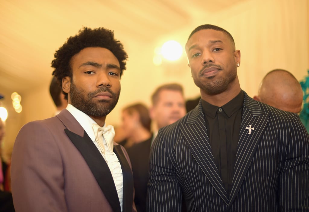 Pictured: Donald Glover and Michael B. Jordan