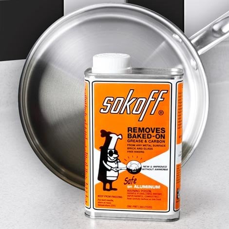 If you're hard on your pots and pans — as in you burned the heck out of dinner or went to town baking on that grease — then Sokoff ($25) is a must have. Keep this clever product handy for all the times you need serious cleaning power for your aluminum, chrome, stainless steel, cast iron, porcelain, copper, brass, or Teflon cookware.