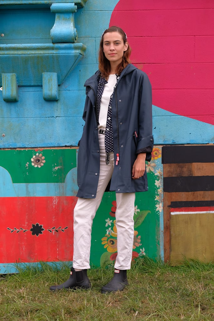 Alexa Chung at Glastonbury 2017