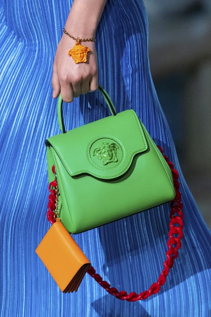 A bag from the Versace spring/summer 2021 runway. Spring Bag Trends