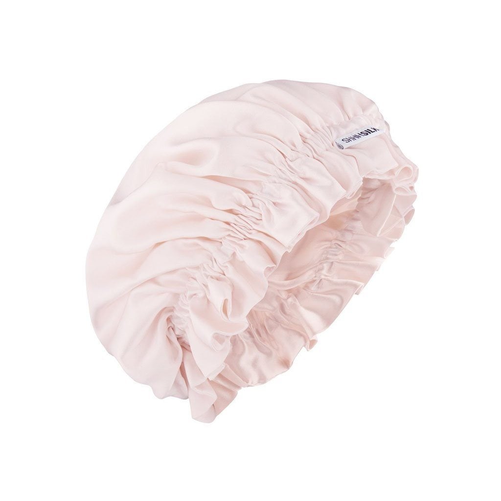 Shhhsilk Pink Silk Sleep Bonnet