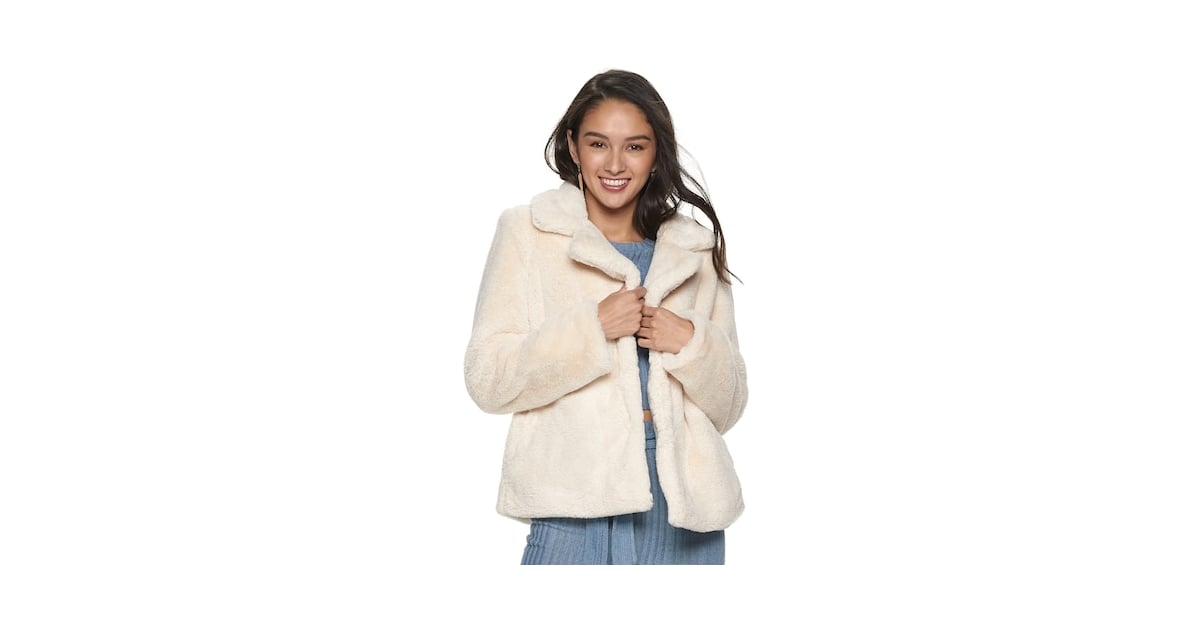 Jou jou cheap faux fur jacket