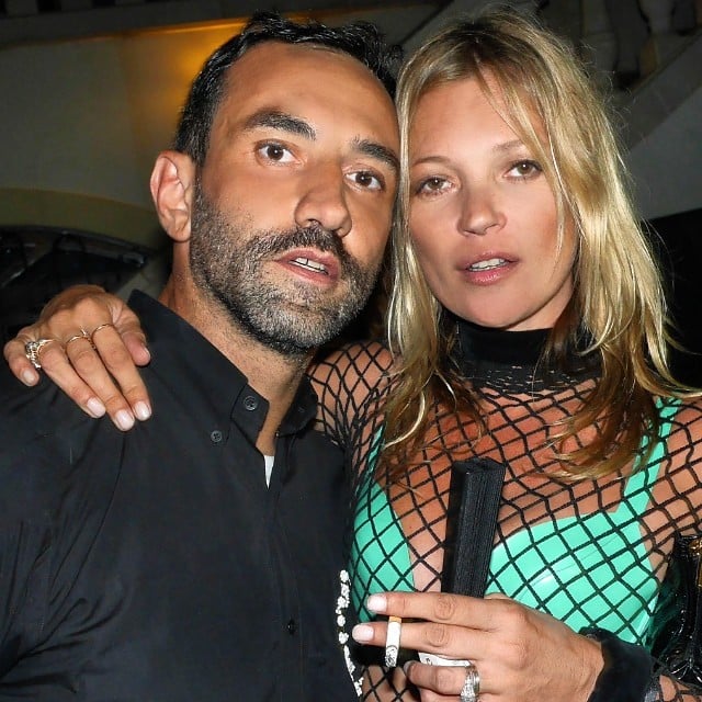 Riccardo Tisci and Kate Moss
