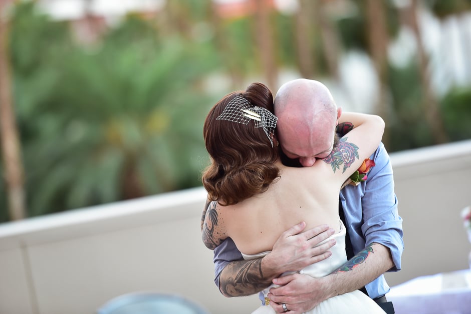 Tropical Las Vegas Wedding