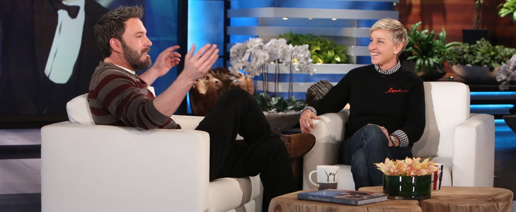 Ben Affleck Talking About Family on The Ellen Show Jan. 2017