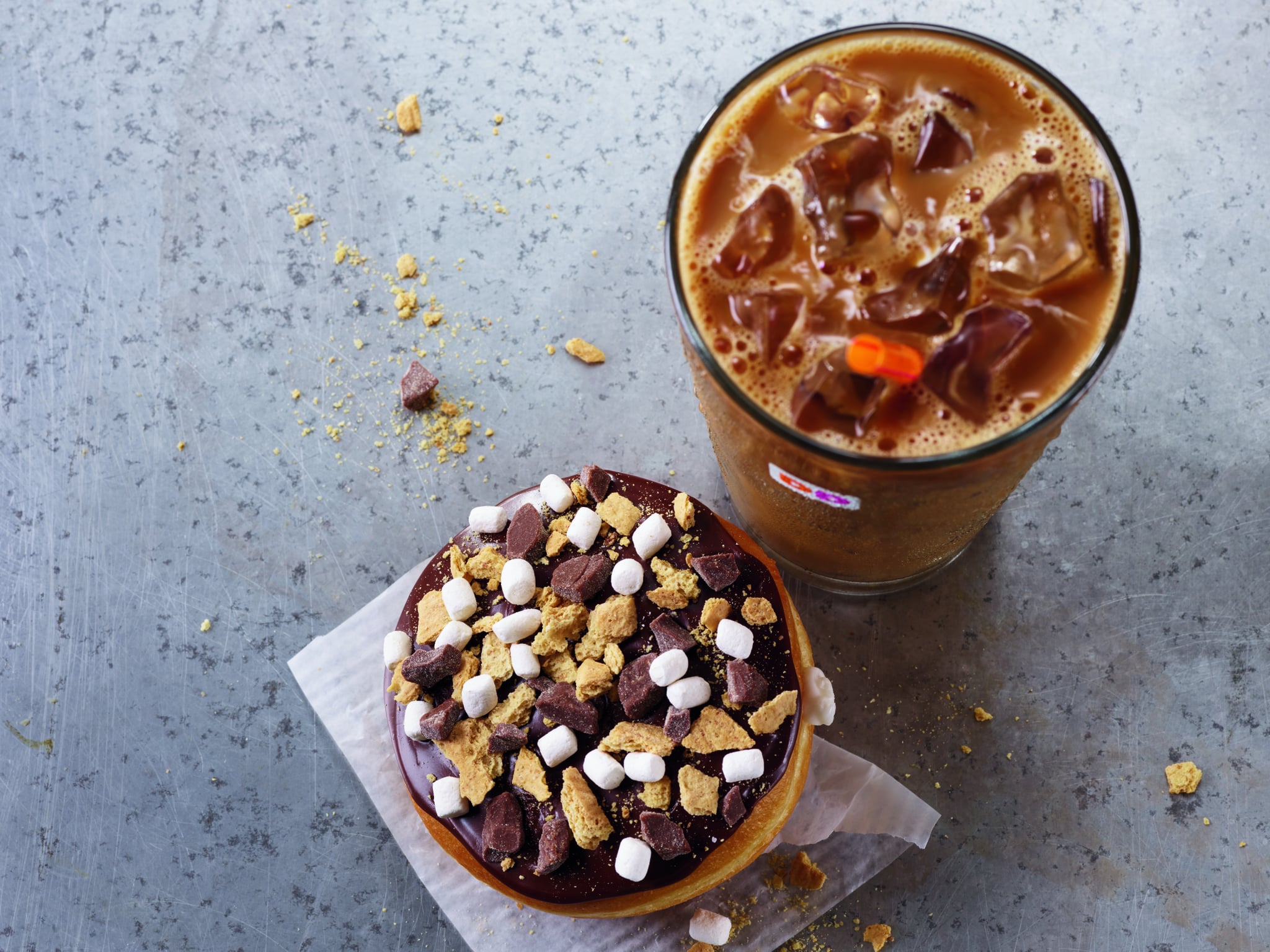 Dunkin Donuts S'mores Doughnut | POPSUGAR Food