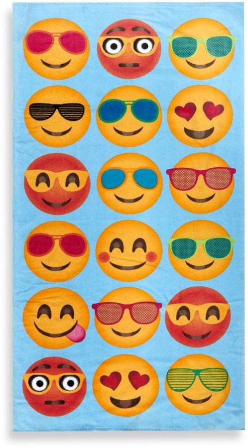 Emoji Beach Towel Cute Beach Towels Popsugar Smart