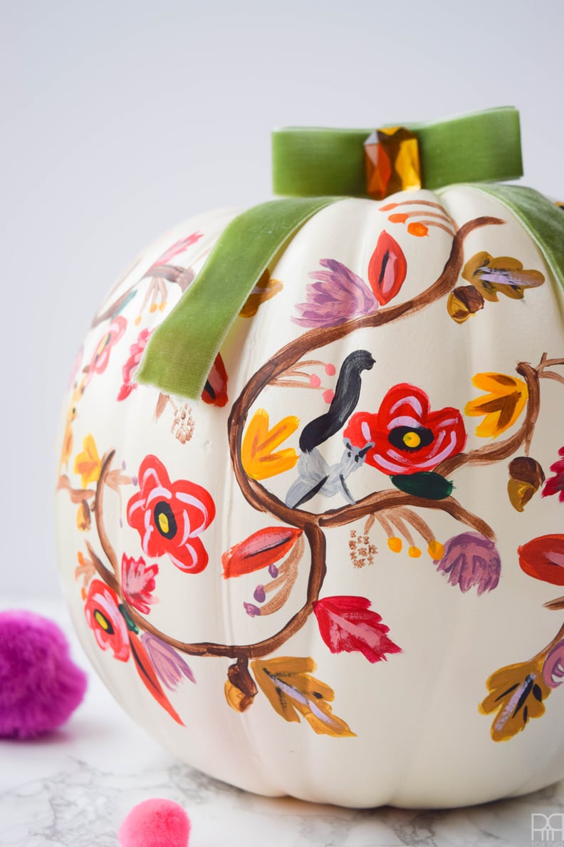 Fall Floral Pumpkin