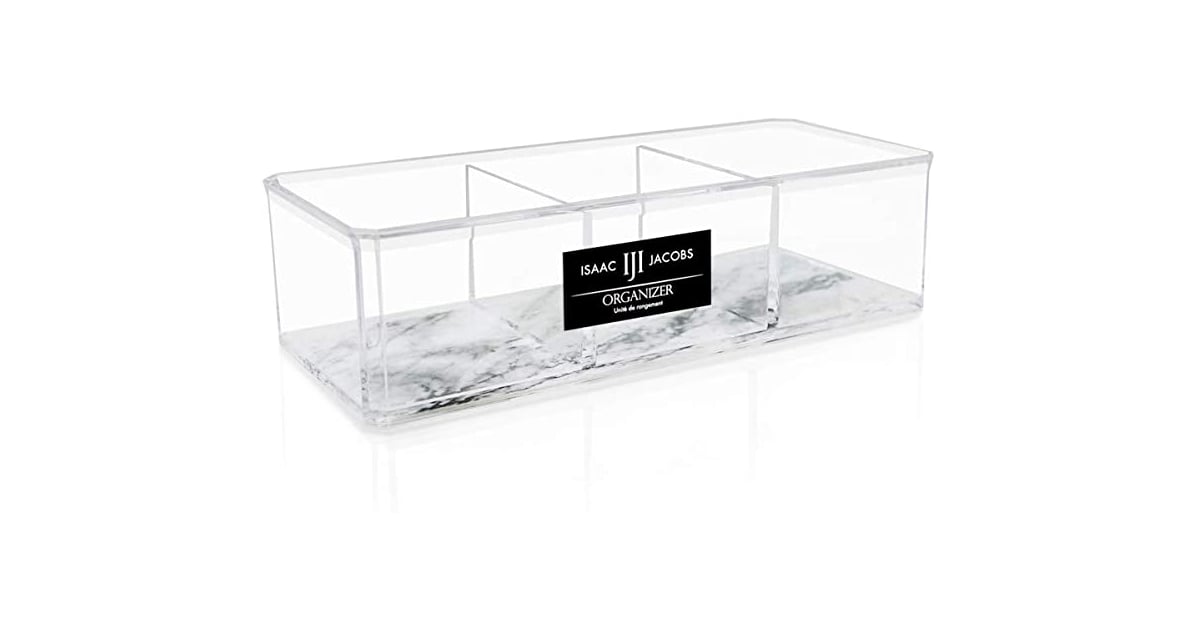 Isaac Jacobs Clear Acrylic 3 Section Organizer | Best Office Organizers on Amazon 2021 | POPSUGAR Smart Living Photo 12 Isaac... 