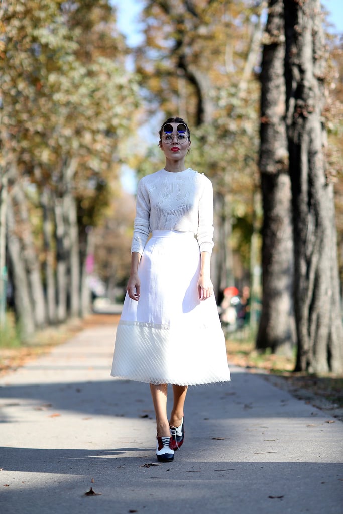 How to Style a Full Skirt POPSUGAR Fashion