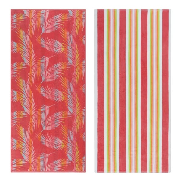 Mainstays 4-Pack Beach Towels