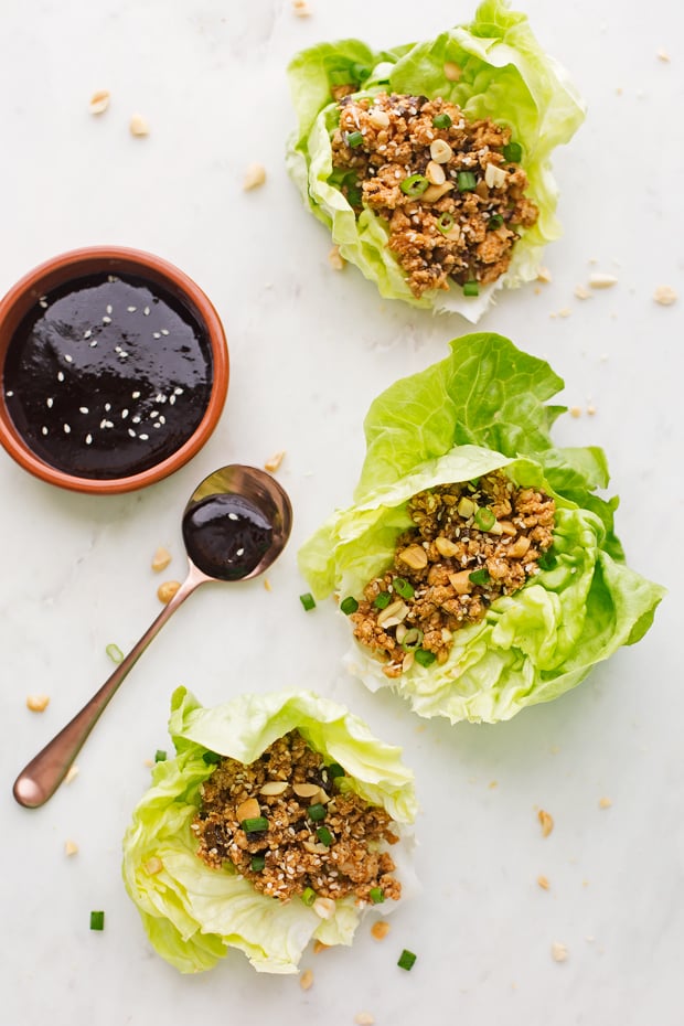 Easy Chicken Lettuce Wraps