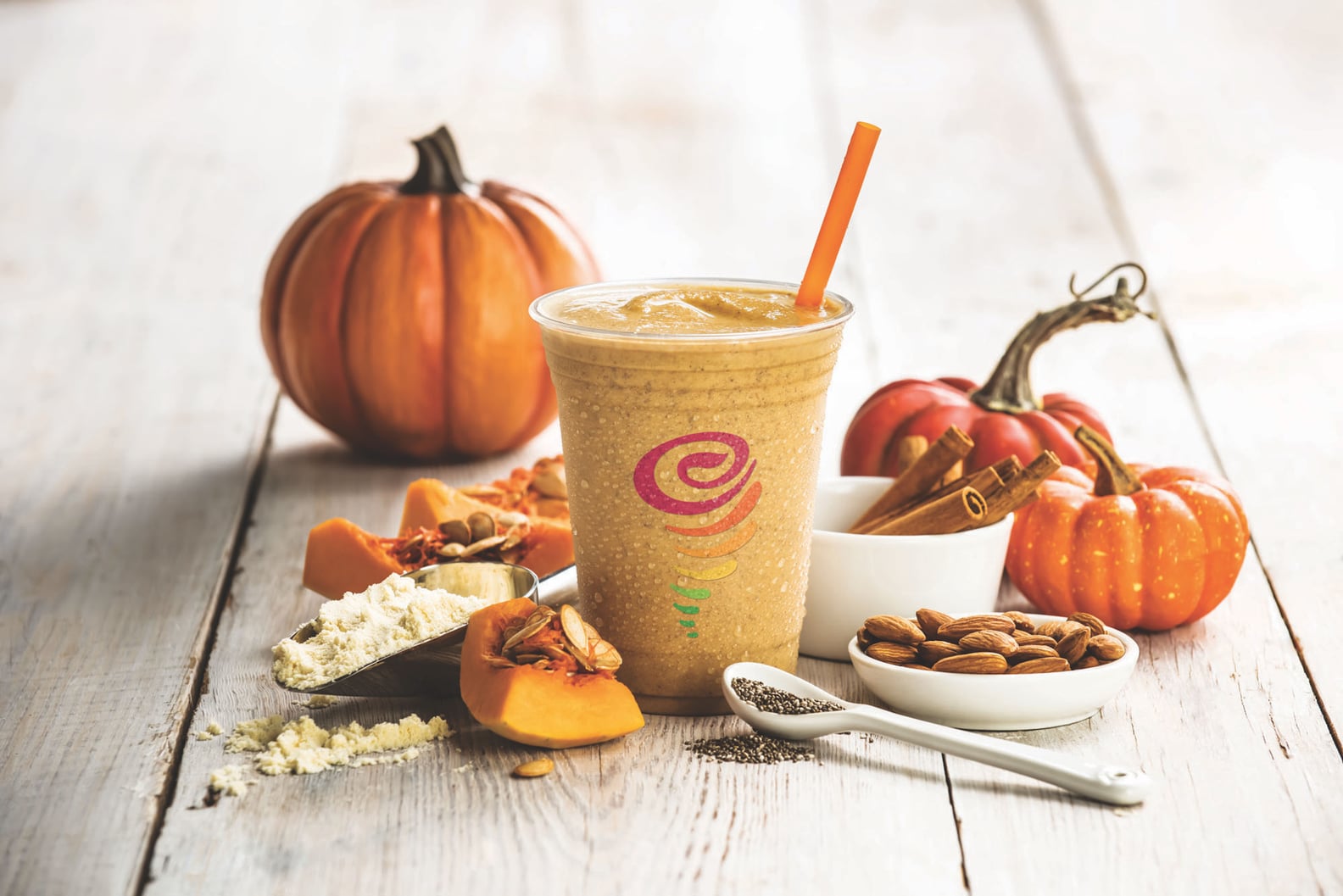 Jamba Juice Protein Pumpkin Smoothie POPSUGAR Fitness