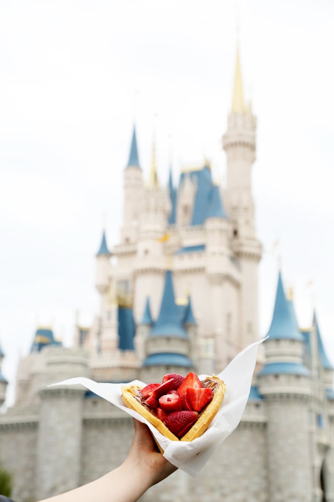 Disney's Fresh Fruit Waffle Sandwich With Nutella ($8)