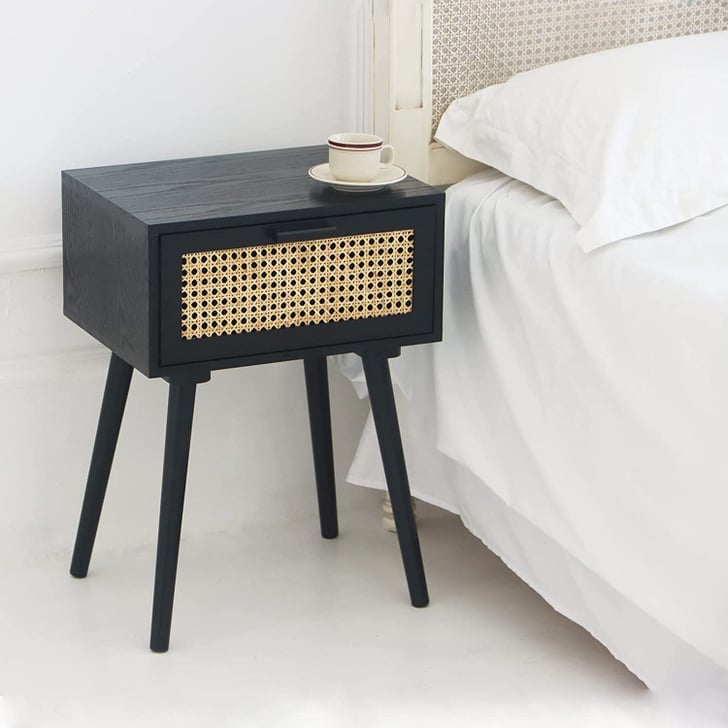 A Boho Nightstand Awasen Nightstand Mid Century Modern Side Table