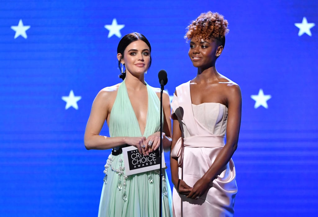 Lucy Hale and Ashleigh Murray at the Critics' Choice 2020
