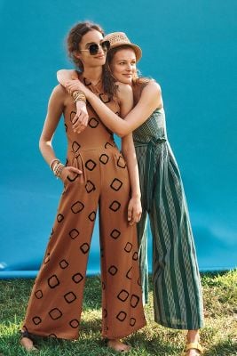 Faith Block-Printed Jumpsuit