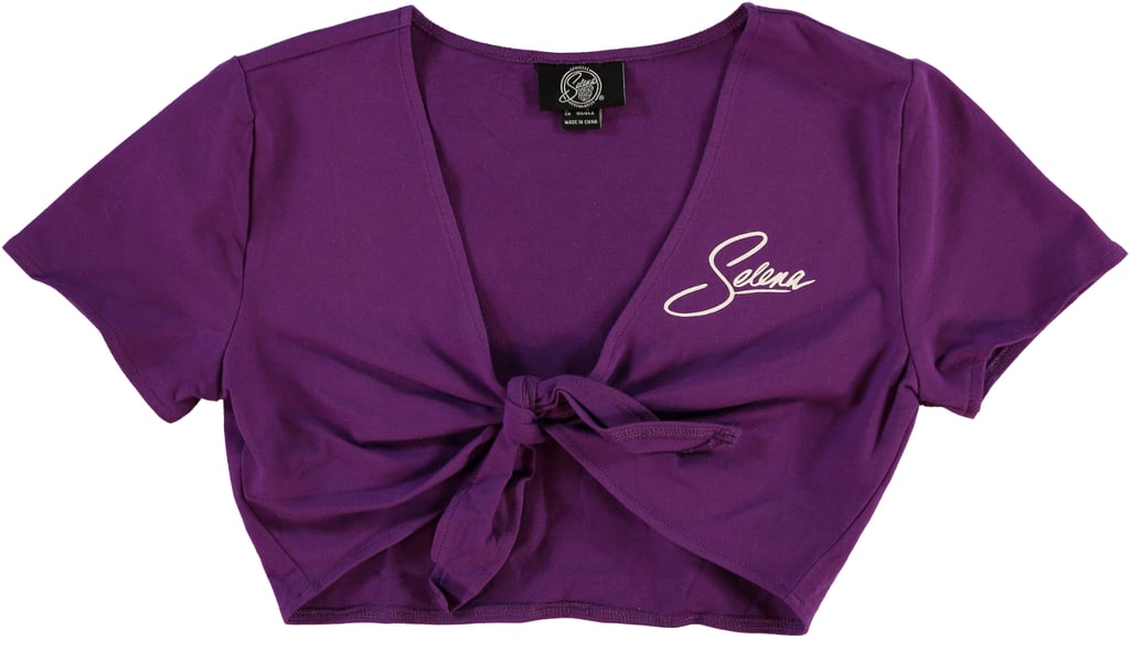 selena crop top hoodie