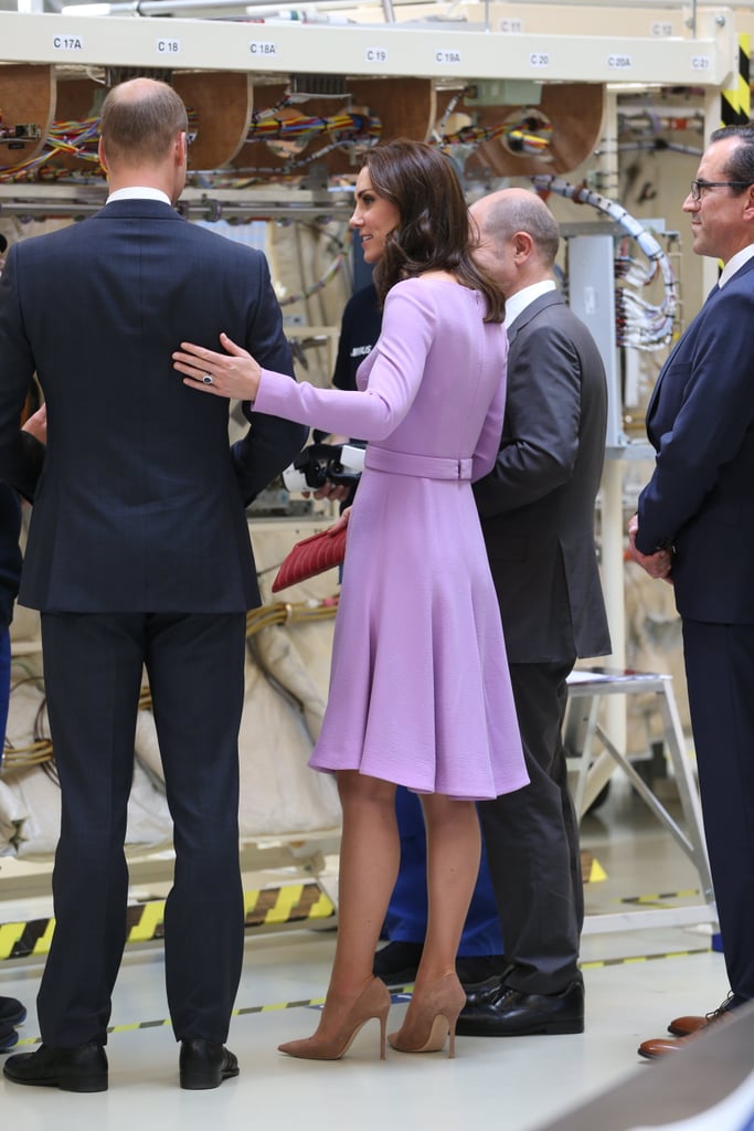 Kate Middleton's Lavender Emilia Wickstead Dress | POPSUGAR Fashion