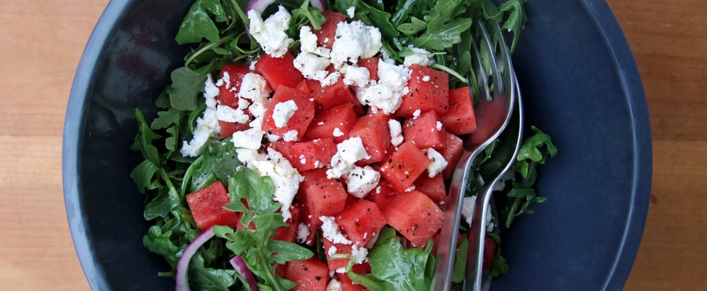 Watermelon, Feta, and Arugula Salad