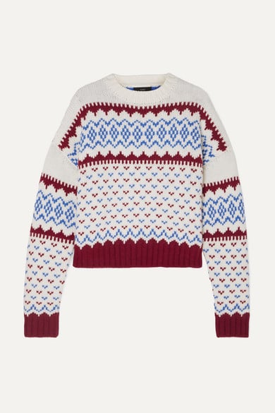 Alanui Fair Isle Wool And Cashmere-Blend Sweater
