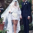 Kourtney Kardashian Wears a Corset Minidress For Her Third Wedding to Travis Barker