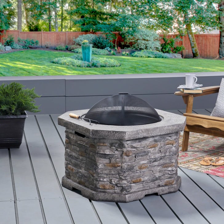 Concrete Octagon Fire Pit Best Outdoor Fire Pits POPSUGAR Home Photo 30
