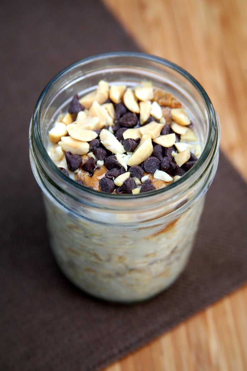 Day 17 (Weekday): Chocolate Peanut Butter Overnight Oats