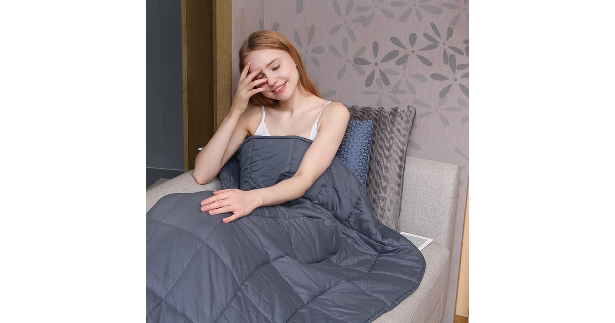 ZonLi Sensory Weighted Blanket Best Weighted Blankets 2018 POPSUGAR