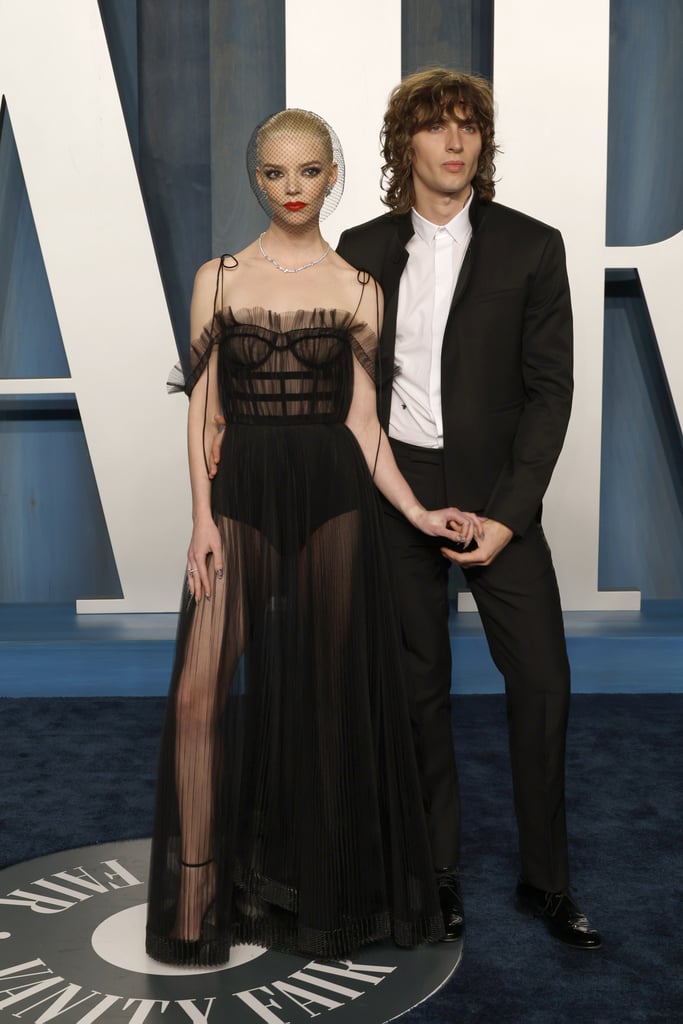 Anya Taylor-Joy and Malcolm McRae at the 2022 Vanity Fair Oscars Party