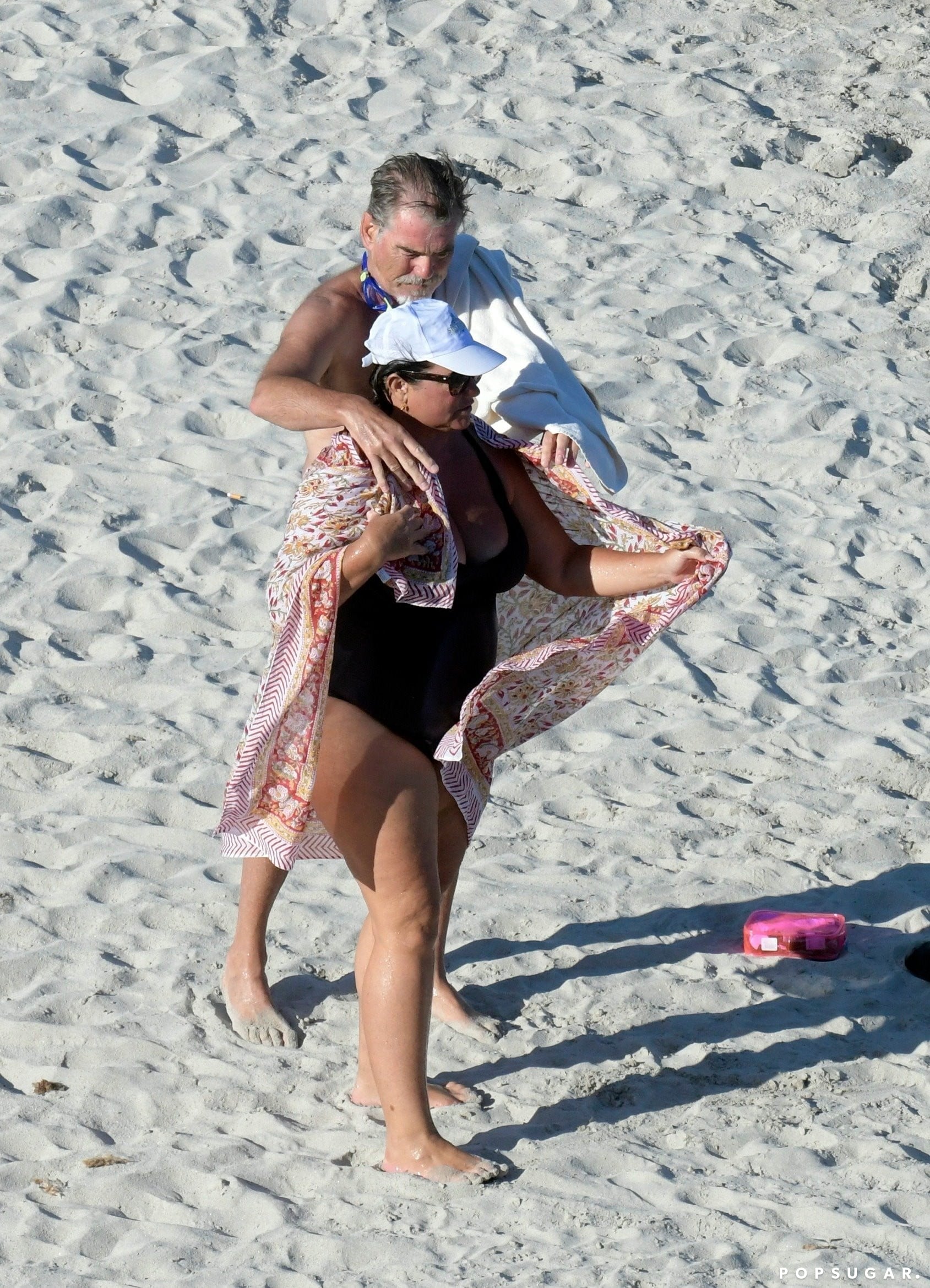 Pierce Brosnan And Keely Smith In Italy June 17 Popsugar Celebrity