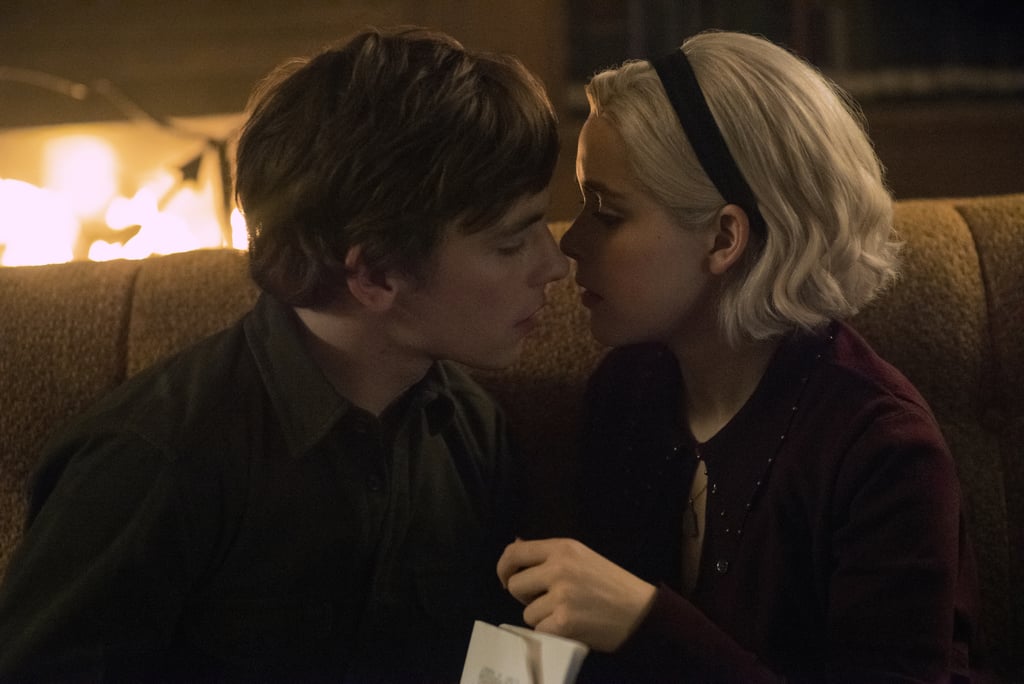 Whew, are you feeling a little hot, or is it just us? It looks like Harvey and Sabrina may be bringing some romance back in their story, but we all know things are never as they seem. There's still the issue of Harvey's distrust toward magic and Sabrina being, ya know, a whole witch. We may be rooting for this tried-and-true couple, but we have a feeling it's not going to be an easy road ahead of them.