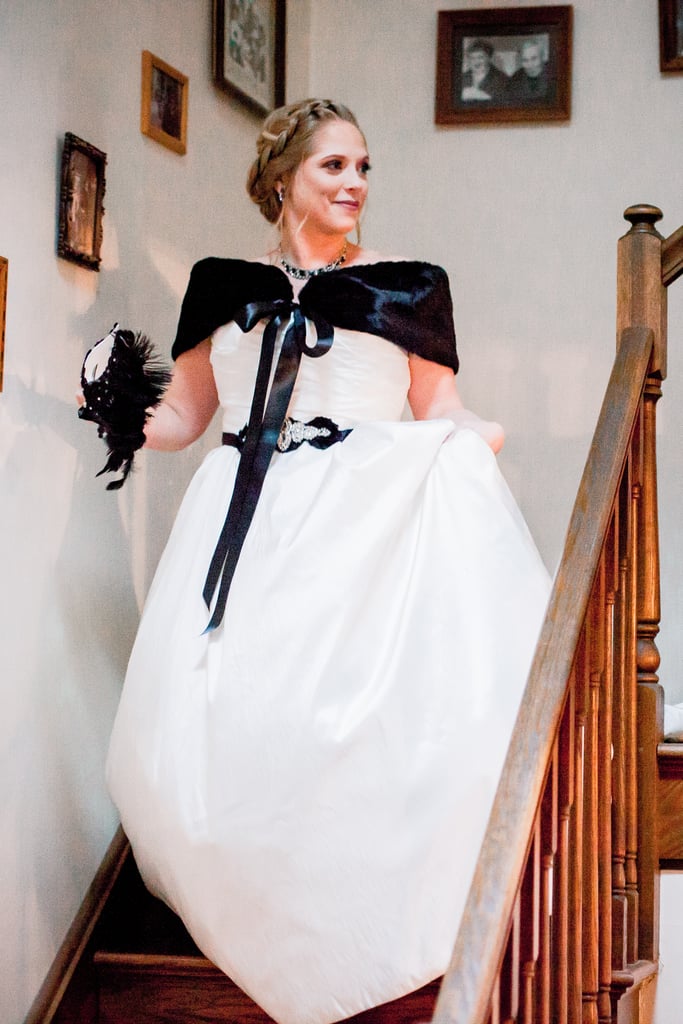 This Backyard Wedding Had Charming Rustic Halloween Decor