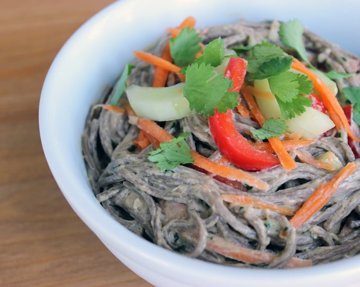 Thai Peanut Soba Noodles Healthy Lunch Recipes POPSUGAR Fitness