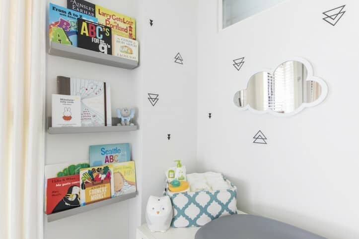 Floating Shelves Organization