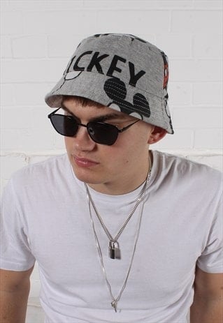 Reworked Vintage Disney Mickey Mouse Bucket Hat