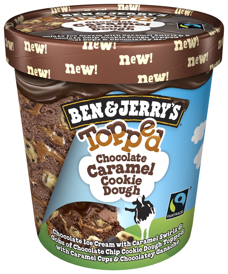 Ben & Jerry's Topped Chocolate Caramel Cookie Dough Ice Cream