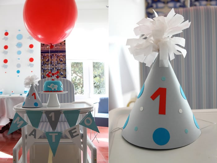 Modern Elephant Balloon Birthday