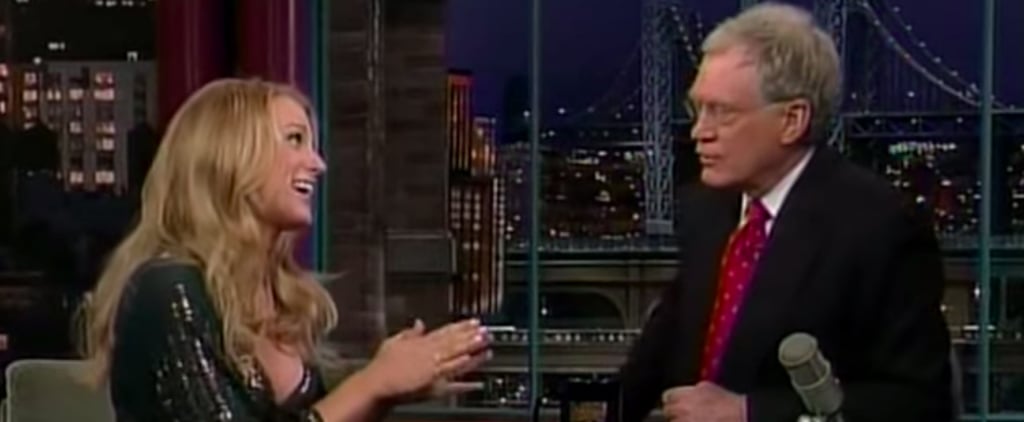 Blake Lively's First Time on Late Show With David Letterman
