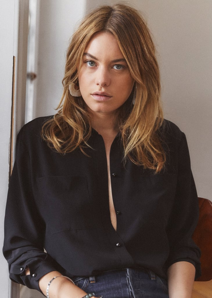 Sézane Boy Silk Shirt