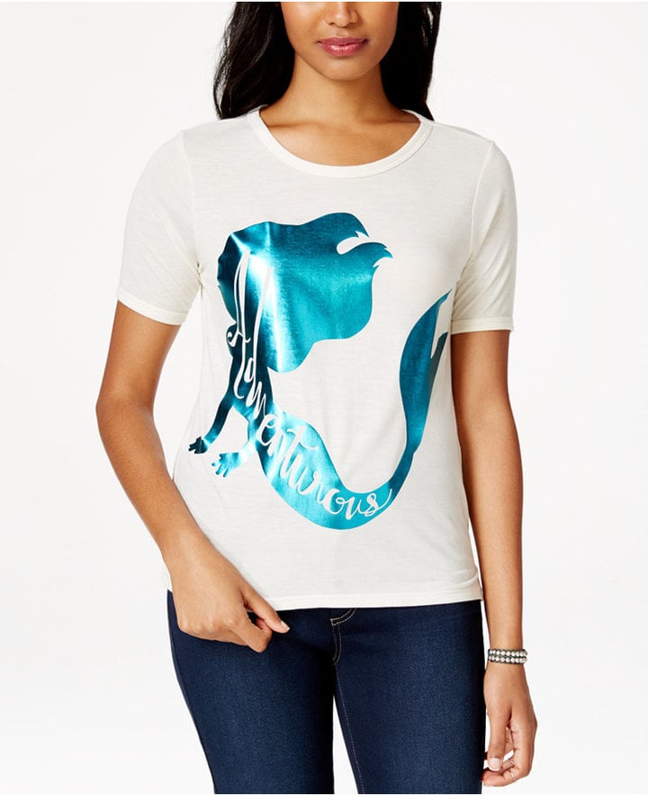 The Little Mermaid Foil Graphic T Shirt 150 Gift Ideas For Diehard Disney Fans 25 And Under Popsugar Middle East Smart Living Photo 129