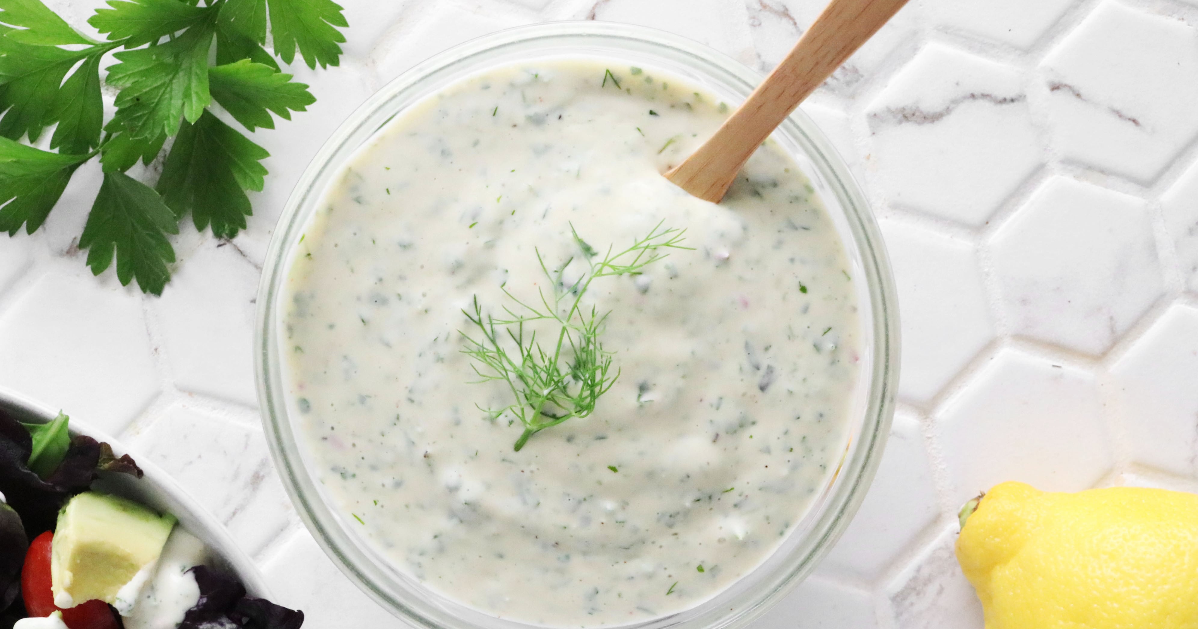 Green Goddess Ranch Dressing Recipe: Sweetgreen Dupe