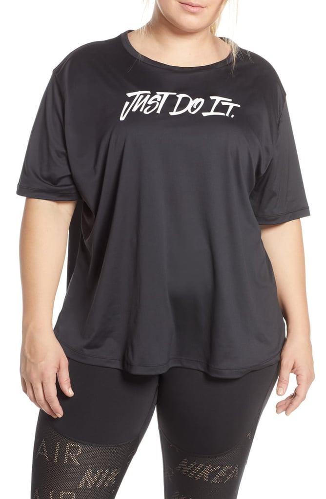 Nike Dry Just Do It Split Back Tee