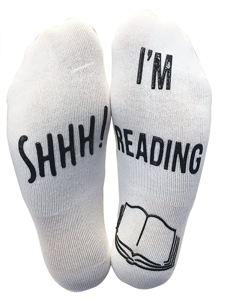 Bring Me Socks 'Shhh I'm Reading' Funny Ankle Socks