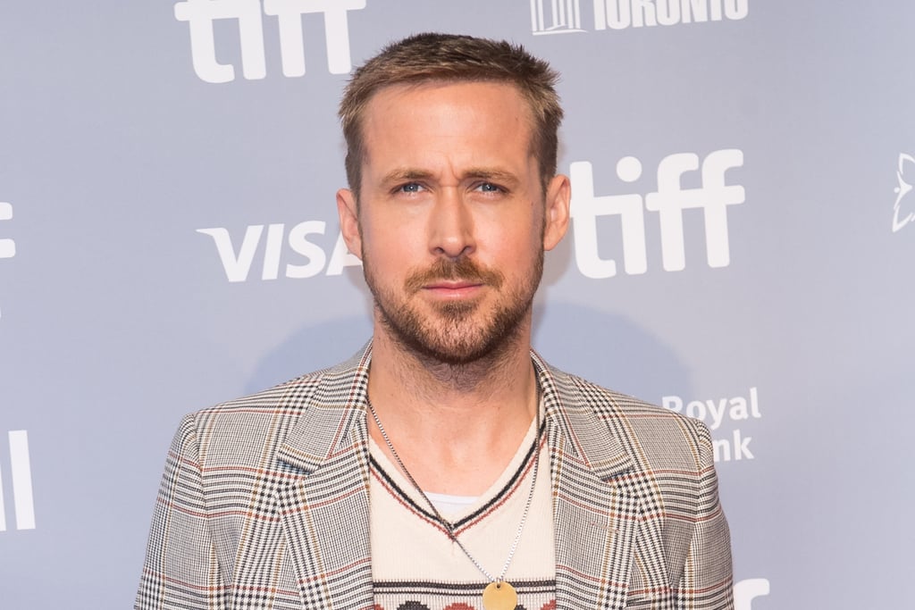 Ryan Gosling Promoting First Man Pictures