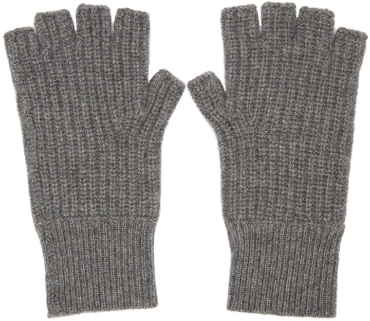 Rag & Bone Grey Cashmere Kaden Gloves